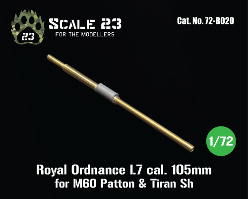 Royal Ordnance L7 cal. 105mm for M60 Patton, Tiran Sh